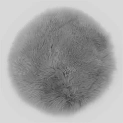 Sitzkissen LAMMFELL Grau