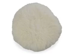 Sitzkissen LAMMFELL Weiß