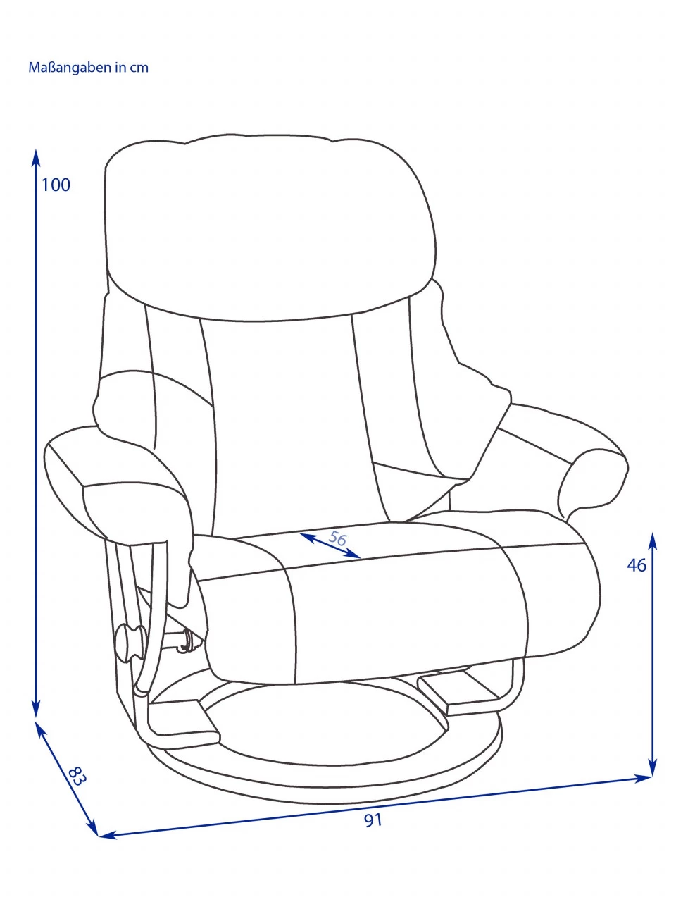 Relaxsessel + Hocker CALGARY – Bild 5