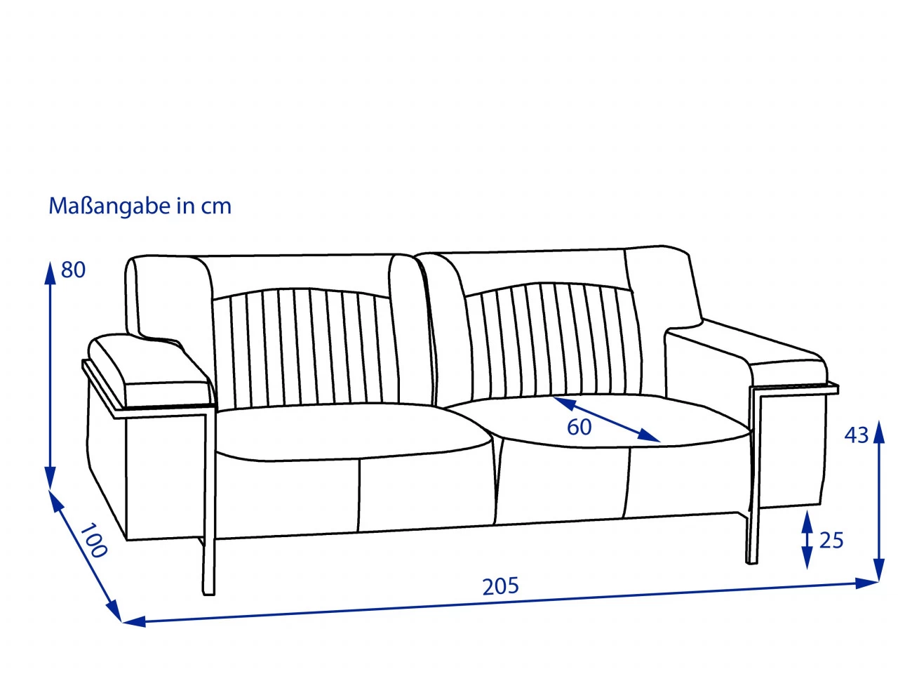 Sofa 2,5 Sitzer BONANZA – Bild 4