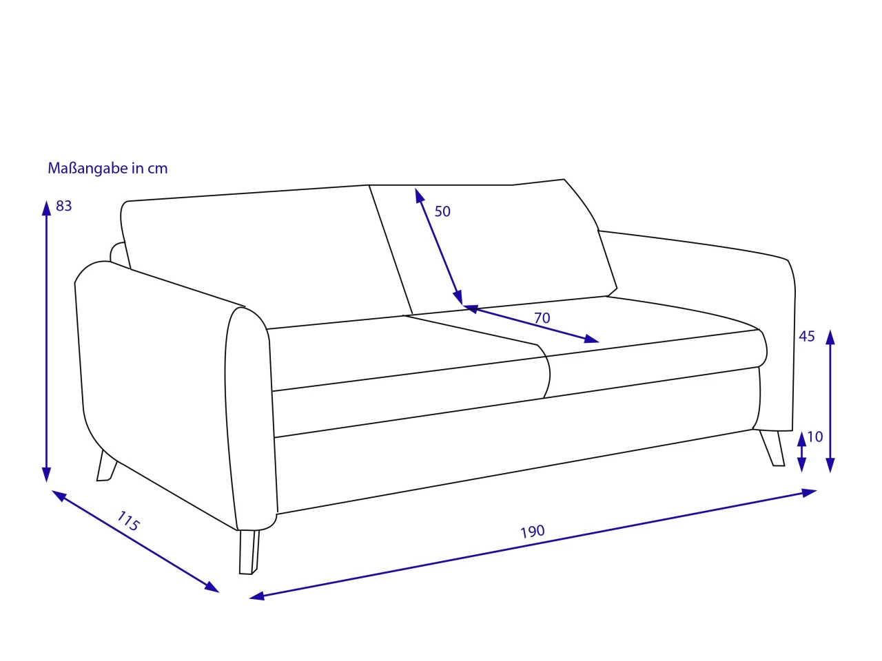 Sofa 3 Sitzer SANSIBAR VARBERG – Bild 5