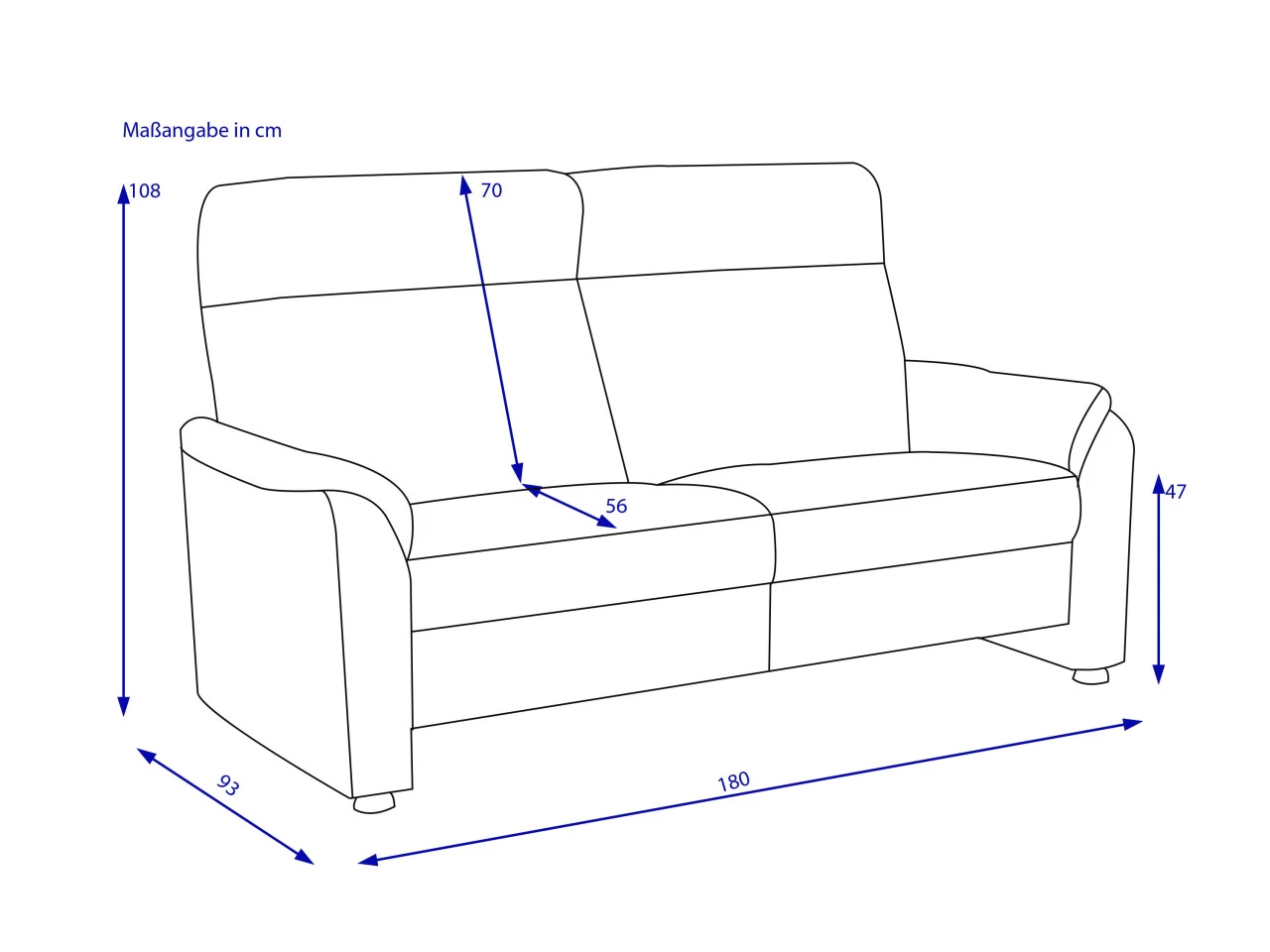 2-Sitzer SYSTEMPOLSTER PAULA – Bild 4