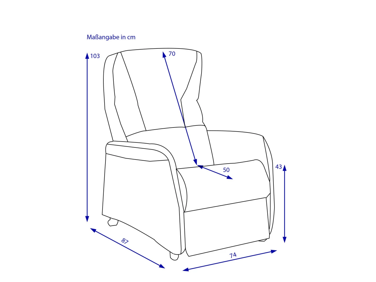 Relaxsessel Rolf Weber 214 – Bild 5