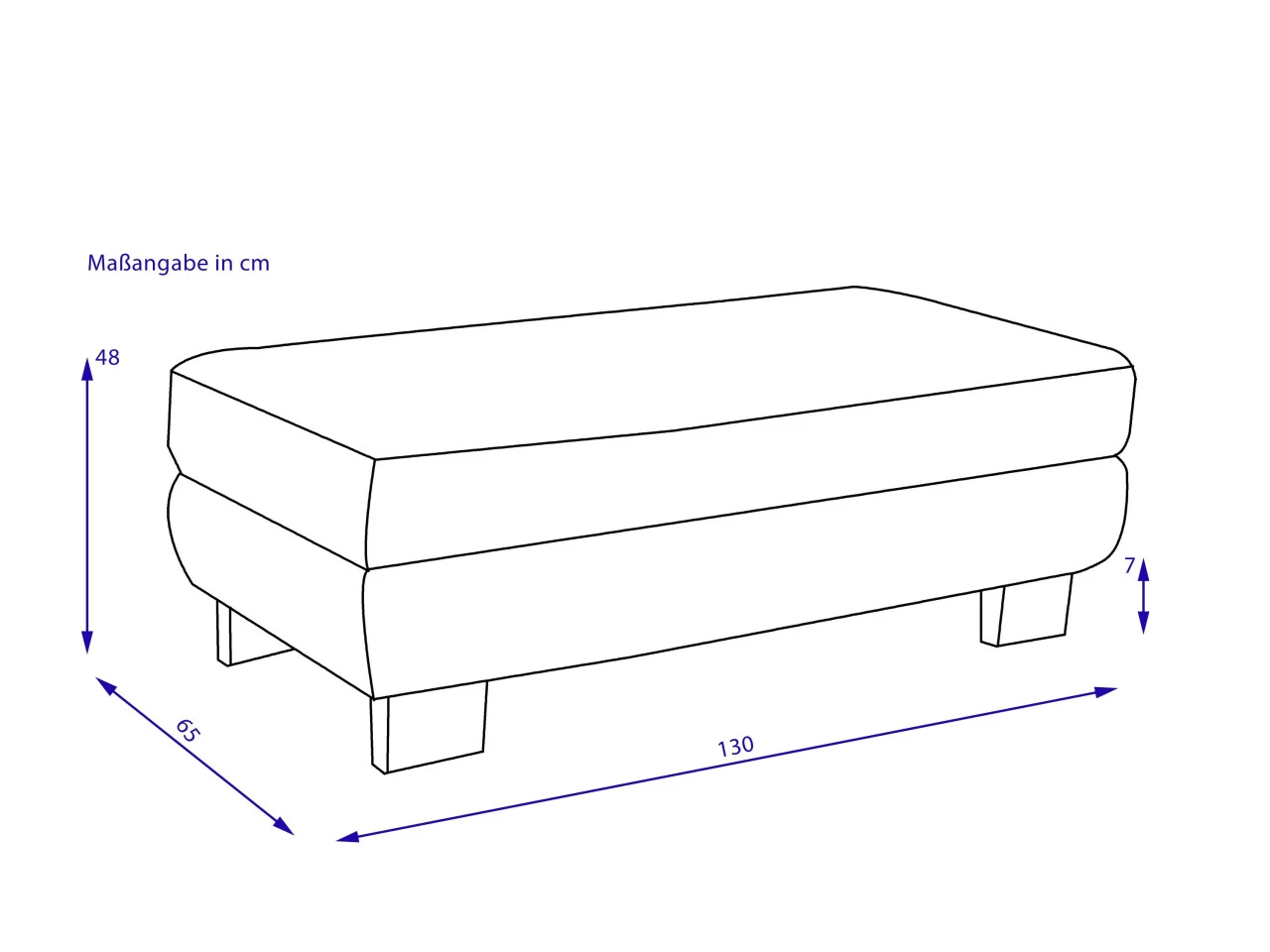 XXL Hocker MAXIM – Bild 4