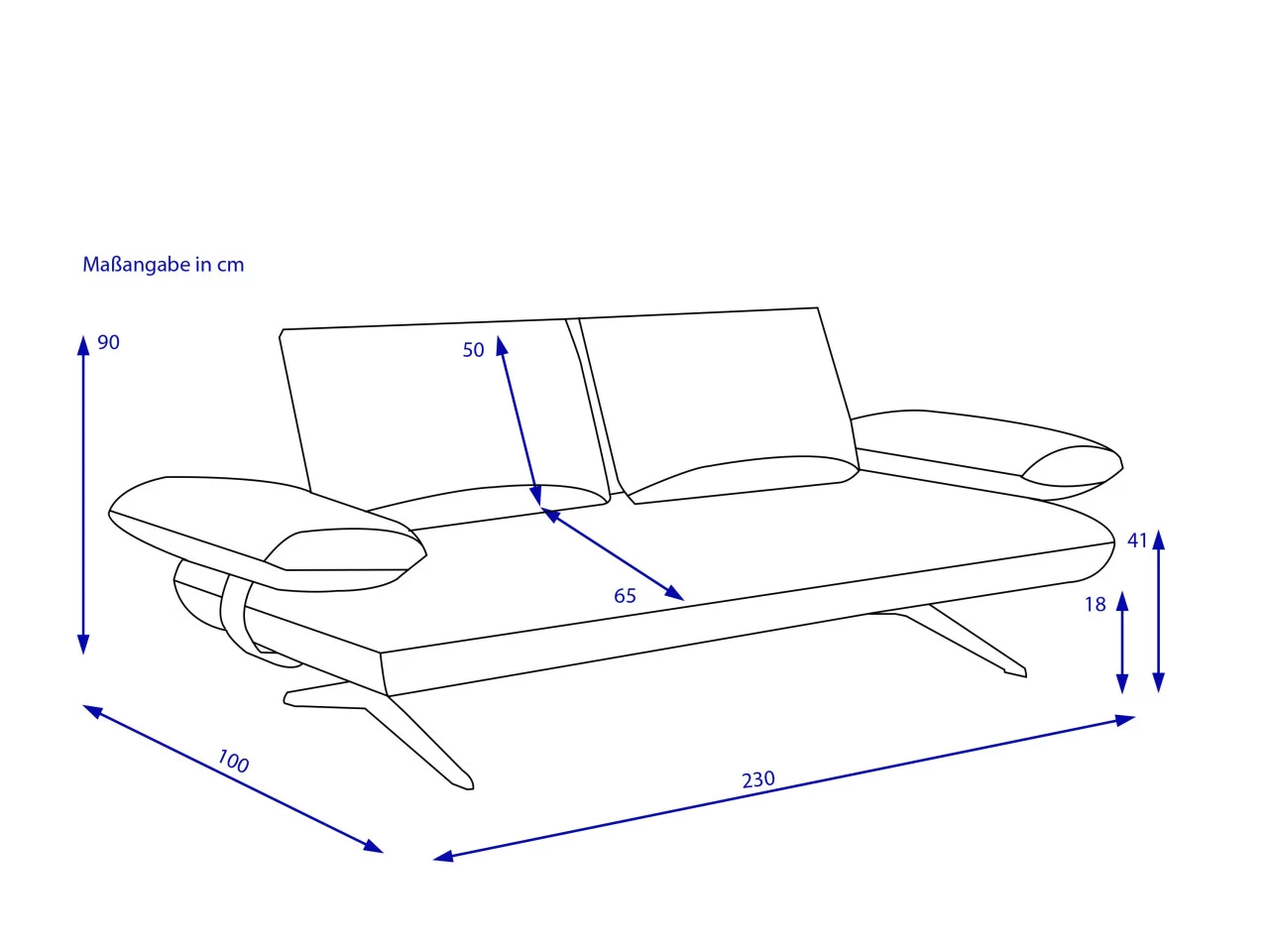 Sofa 2,5 Sitzer MONDO CRESPA – Bild 4