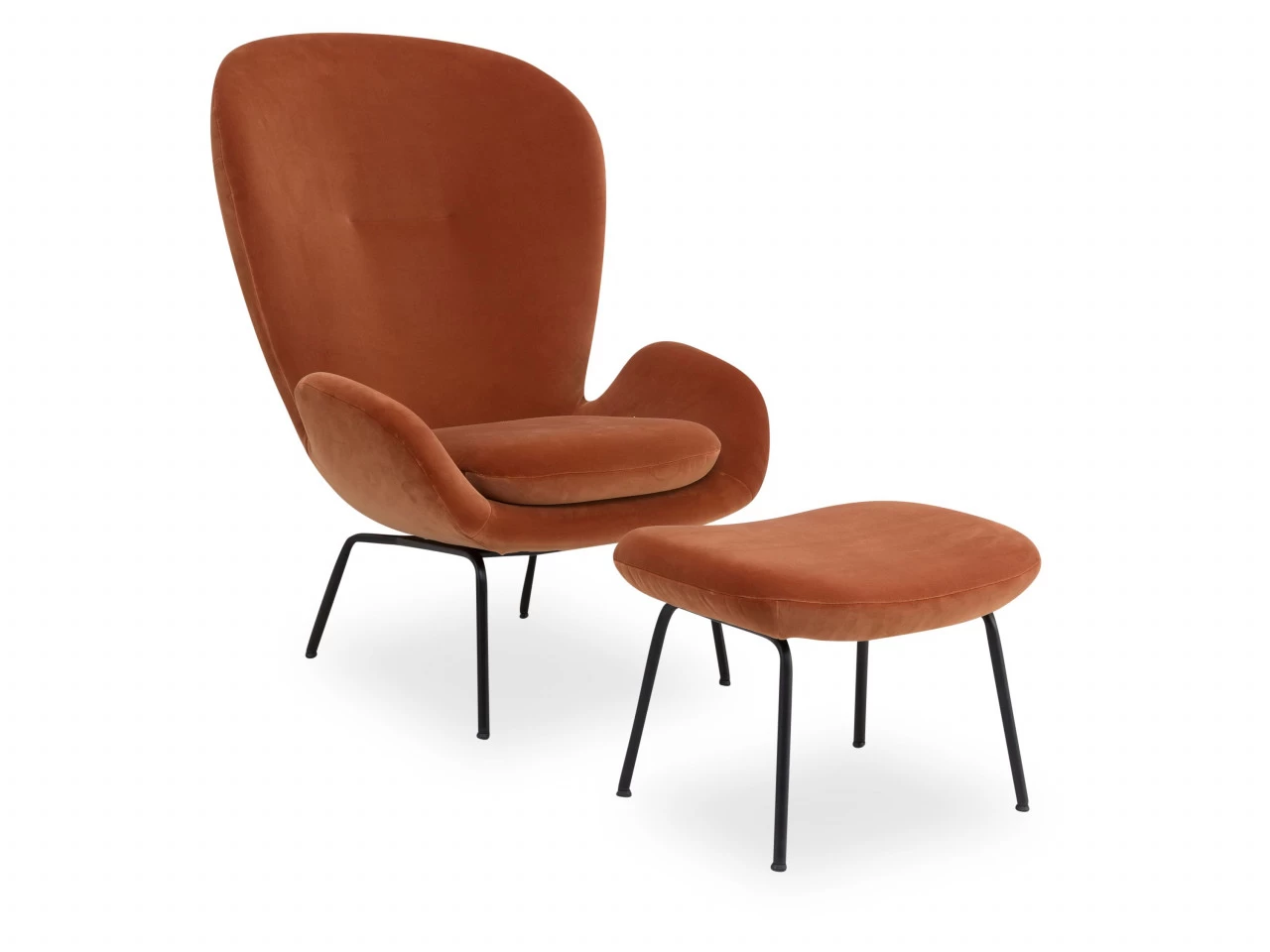 Sessel ROLF BENZ + Hocker 594 – Bild 2