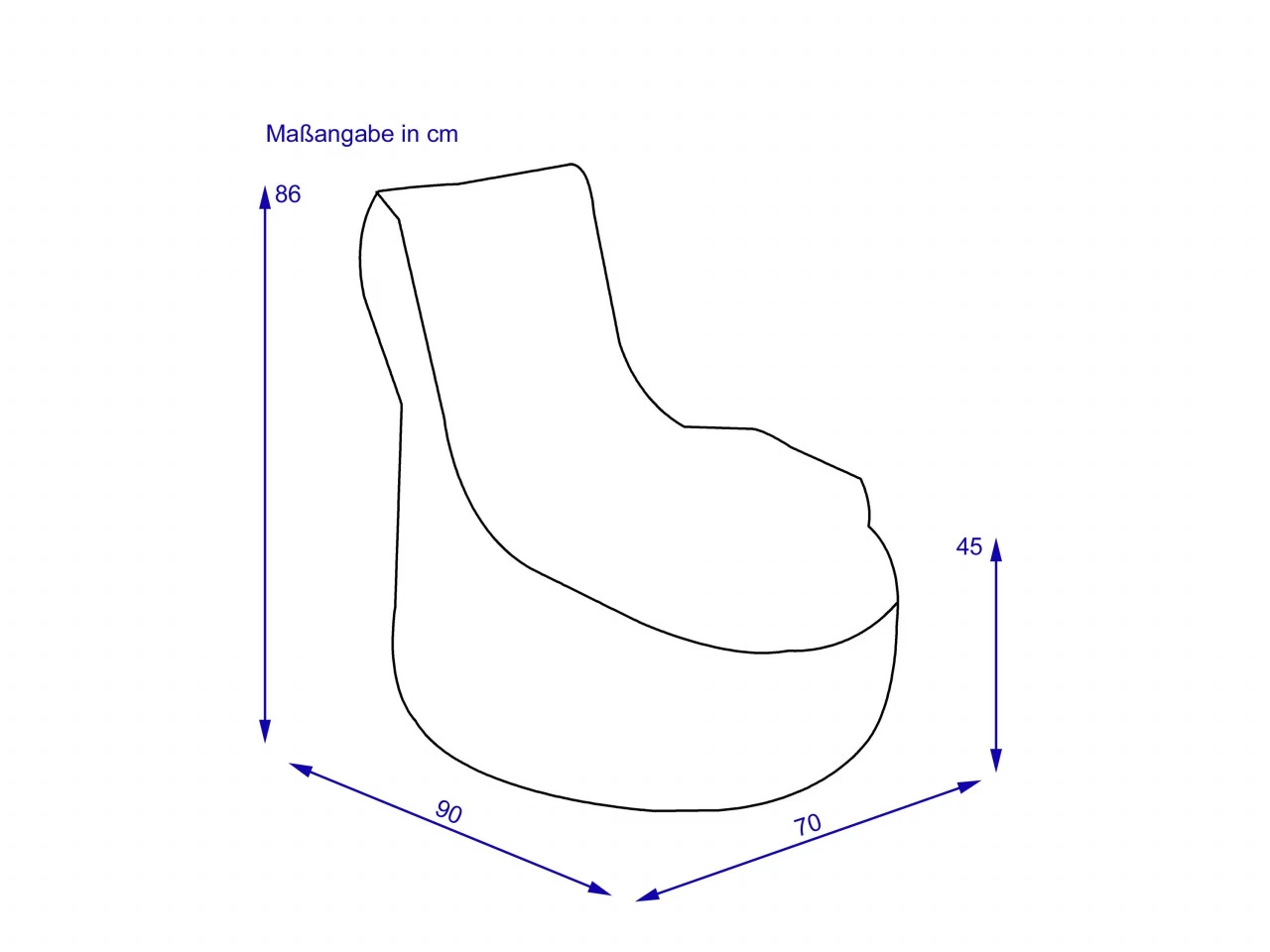Sitzsack HARPER SANTORIN – Bild 5
