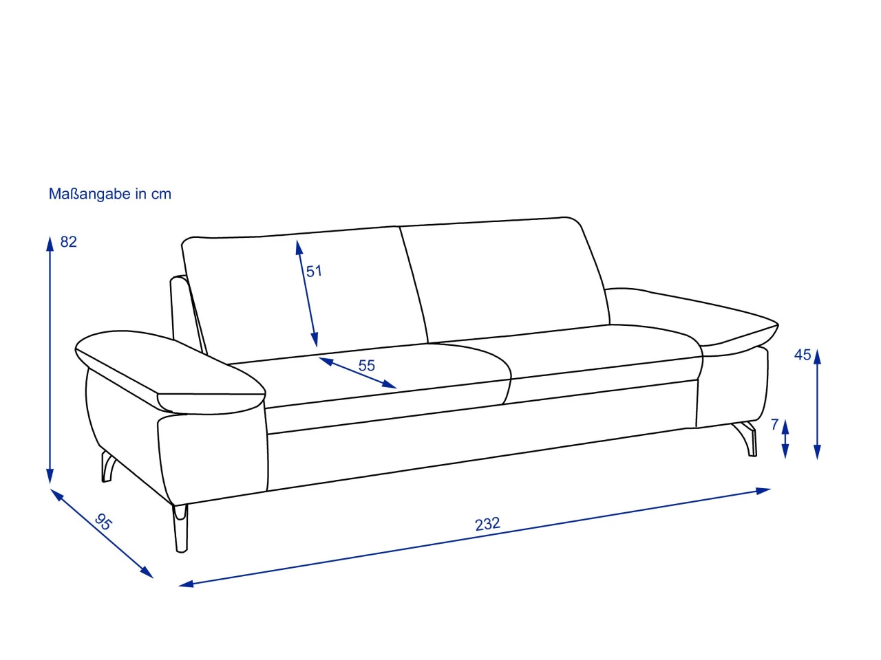 Sofa 2,5 Sitzer MONDO SENAYO – Bild 4