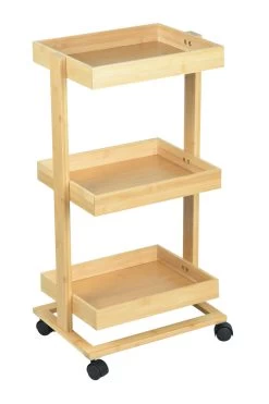 Servierwagen Mit 3 Tabletts